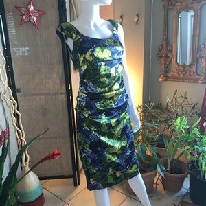 London Times Floral Midi Dress